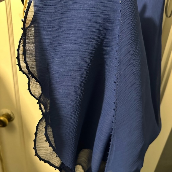 Capri By MON CHERI Evening Dress Blue Style #11248 Size 16 NWT - Picture 7 of 9